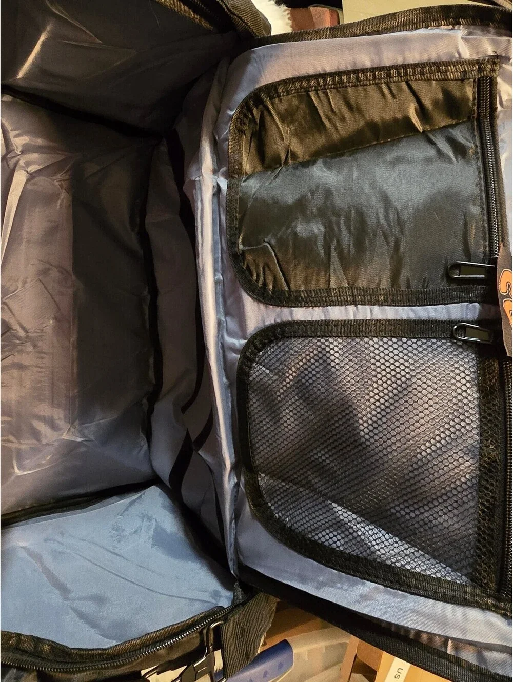 The Shoe Game Travel Duffle with strap Sneaker Locker Black 2-4 Pairs